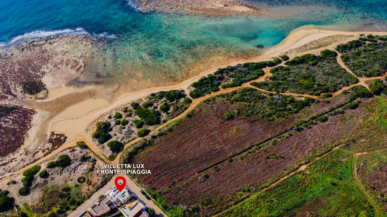 Maldive del Salento 16 ville in salento - Villette lux - attico fronte spiaggia torre pali con terrazza vista mare