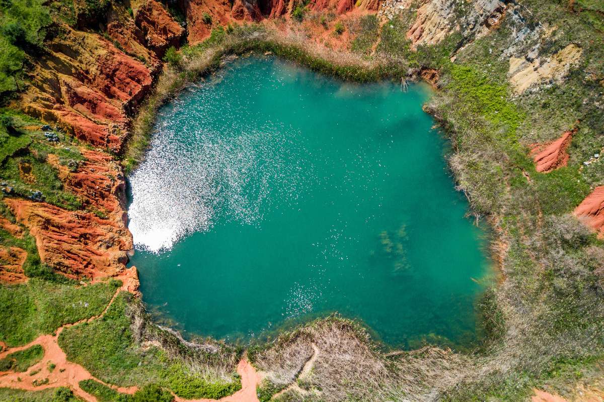 Cava di Bauxite 2 cava di bauxite otranto drone
