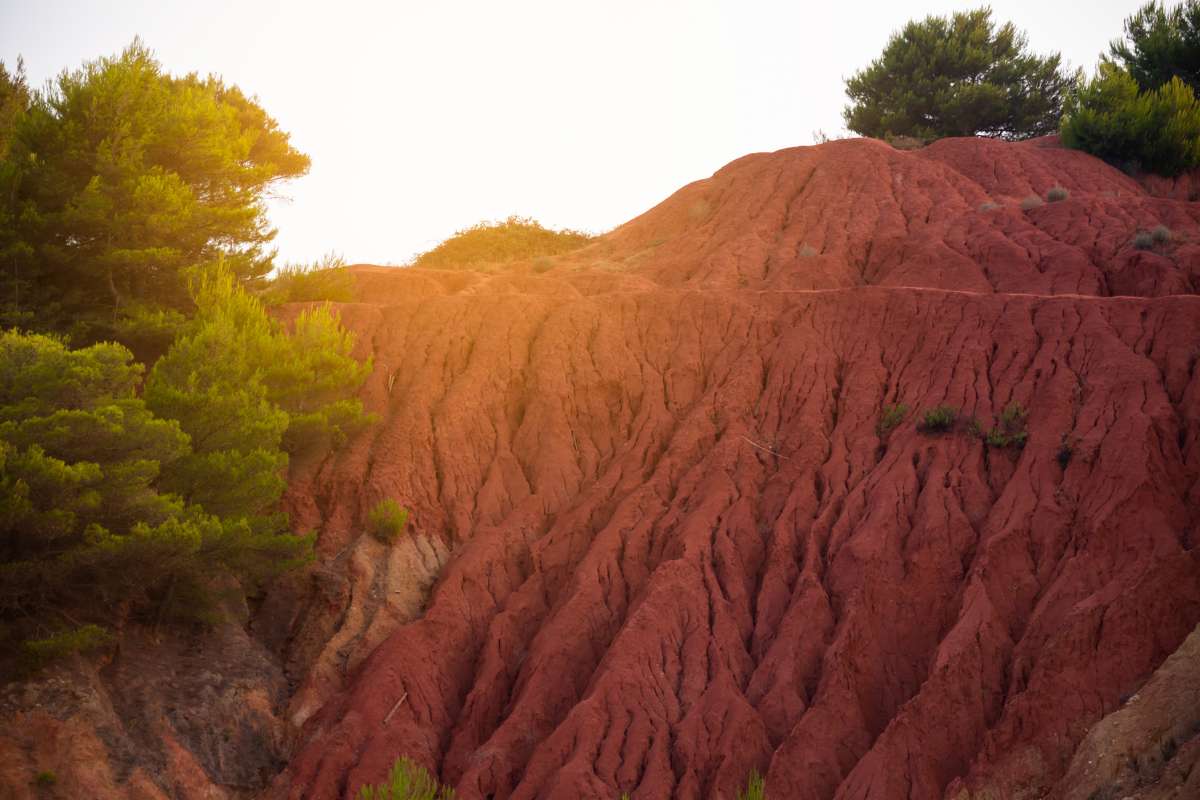 Cava di Bauxite 4 cava di bauxite tramonto