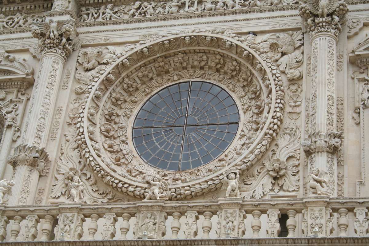 Basilica di Santa Croce 4 rosone basilica di santa croce lecce